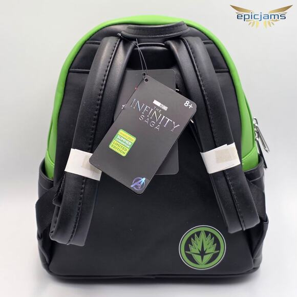 Loungefly Marvel Studios Infinity Saga LE Gamora Cosplay Mini Backpack New - Picture 5 of 7